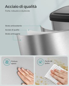 SONGMICS Odpadkový kôš 50 lSONGMICS LTB530E50