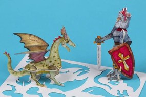 DECOLED A4 colouring book jigsaw puzzle big fairy tale set