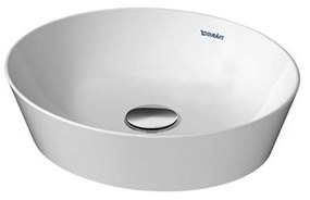 DURAVIT Cape Cod oválne umývadlo na dosku bez otvoru, bez prepadu, 400 x 360 mm, biela matná, 2328403200