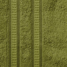 BAMBUSOVÝ UTERÁK MILA4 SADA 6KS 50X90 CM OLIVOVÁ