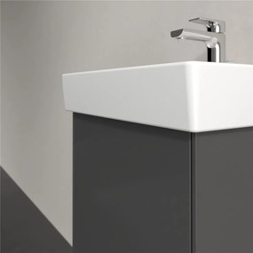 VILLEROY &amp; BOCH Collaro závesná skrinka pod umývadielko, 1 dvierka, pánty vľavo, 410 x 344 x 546 mm, Glossy Grey, C00500FP