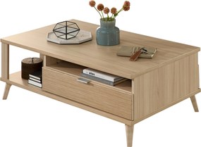 XXXLutz KONFERENČNÝ STOLÍK, farba duba, kompozitné drevo, 110/65/40 cm Stylife - Stolíky do obývačky - 002737047202