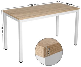 Písací stôl VASAGLE OLA béžový