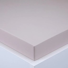Napínacia plachta na posteľ jersey EXCLUSIVE latté 180 x 200 cm