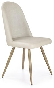 Halmar Jedálenská stolička K214, krémová/medový dub