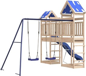 vidaXL Vonkajšia súprava na hranie masívna borovica