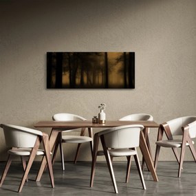 Obraz - Temný les (120x50 cm)