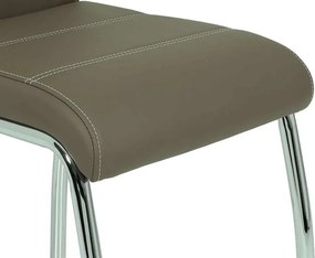 Jedálenská stolička Susi, latté ekokoža