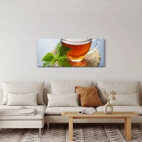 Obraz šálky s čajom (120x50 cm)