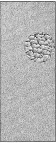 BT Carpet, Behúň Wolly 102840, 80x300, šedá, obývacia izba
