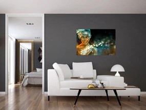 Obraz zlatej víly (90x60 cm)