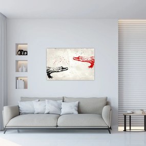 Obraz - Krokodíly (90x60 cm)