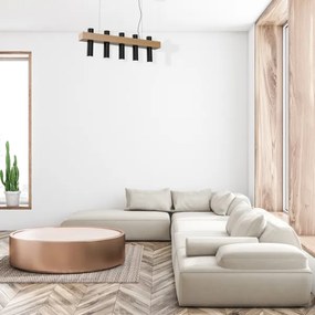 Luster na lanku WEST 5xGU10/25W/230V čierna