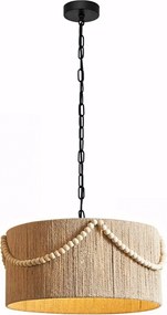 Toolight Toolight, stropné svietidlo 40cm, 1xE27, APP1741-1CP, prírodná hnedá, OSW-05123