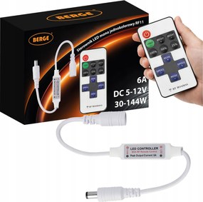 Ovladač stmívače LED pásků 5-24V 6A RF