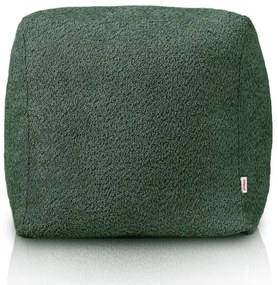 Taburetka Boucle tmavozelená