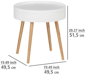 Okrúhly odkladací stolík ø 49,5 cm Finja – Wenko
