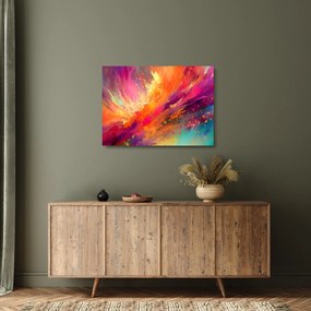 Sklenený obraz - Dynamická abstrakcia (70x50 cm)