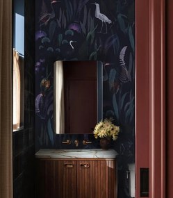 WALLCOLORS Calm Heron Purple wallpaper - tapeta POVRCH: Wallstick