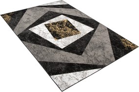TA Koberec K855G BLACK CHEAP PP EYM Sivý Obdĺžnikový Rozmer: 60x100 cm