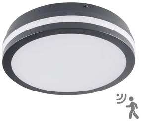 Brilagi - LED Vonkajšie svietidlo so senzorom BENE LED/18W/230V pr. 22 cm IP54