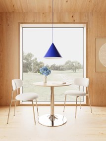 Jídelní stůl Ibiza 80 cm dub přírodní/stříbrný