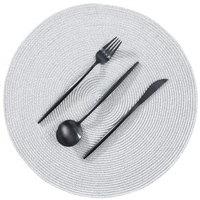 AMBIENTE Prestieranie okrúhle  - strieborná