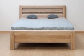 BMB ADRIANA LUX - masívna dubová posteľ 160 x 200 cm, dub masív