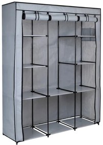 Šatníková skriňa MIRA MAXI sivá