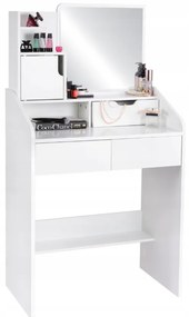 Kozmetický toaletný stolík so zrkadlom a zásuvkami
