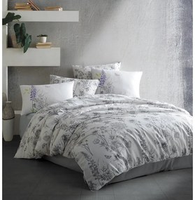 BedTex Bavlnené povlečení Myra bílá, 220 x 200 cm,2 ks 70 x 90 cm + 2 ks 50 x 70 cm