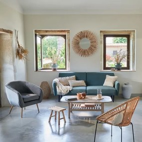 Atmosphera - Nástenné zrkadlo MANON pr. 88 cm jedľa