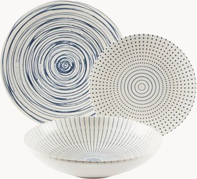 Porcelánová súprava riadu Hanami, 6 osôb, 18 ks