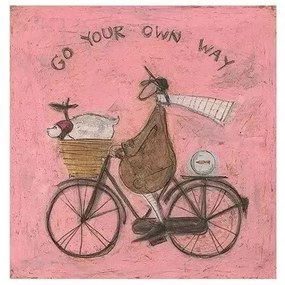 Umelecká tlač Sam Toft - Go Your Own Way, Sam Toft, (30 x 30 cm)
