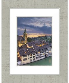 Drevený fotorámik Bern svetlosivý 18x24 cm
