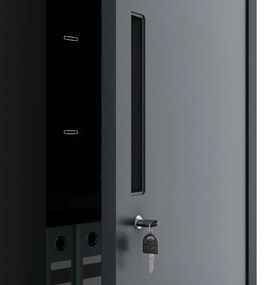 Megan Antracytowy - szuflada pojedyncza 185 cm