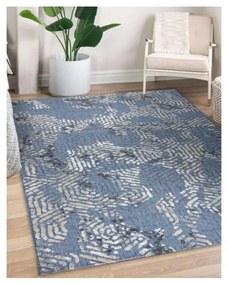 Kusový koberec Heksa modrý 180x270cm