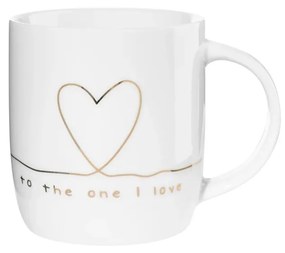 ASA Selection Hrnček s uchom LINIA MUGS "To the one I love" 350 ml