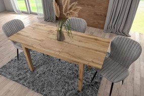Vintino Jedálenský stôl ZENOX 120–160 cm × 70 cm – dub prírodný