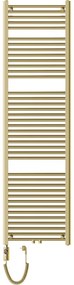 Mexen Mars, elektrické vykurovacie teleso 1800 x 500 mm, 600 W, zlatá lesklá, W110-1800-500-2600-50