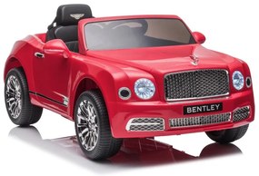 LEAN CARS Elektrická autíčko  Bentley Mulsanne - červené - lakované  - 2x45W- BATÉRIA - 12V7Ah - 2024