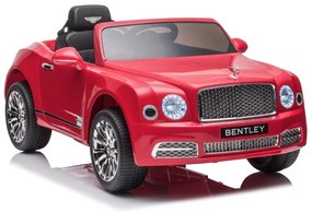 LEAN CARS Elektrická autíčko  Bentley Mulsanne - červené - 2x45W- BATÉRIA - 12V7Ah - 2024