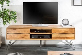Dizajnový TV stolík Fringe, 160 cm, divý dub
