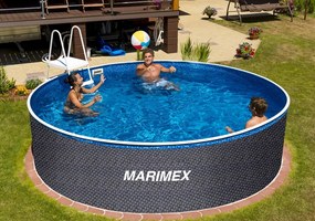 Marimex | Bazén Marimex Orlando 3,66x1,22 m bez filtrácie- motív RATAN | 10340263