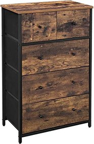 VASAGLE Komoda s látkovými zásuvkami SONGMICS LGS45H