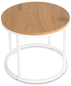 PROXIMA.store - Dizajnový konferenčný stolík CONNY FARBA: biely mramor, FARBA NÔH: čierna