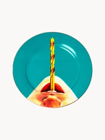 Porcelánový plytký tanier Drill