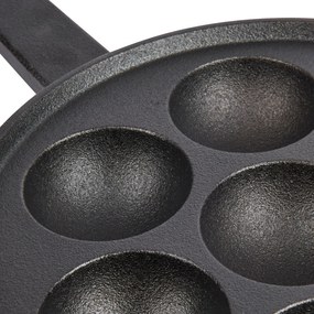 Kitchen Craft Liatinová panvica na prípravu dánskeho dezertu Æbleskiver