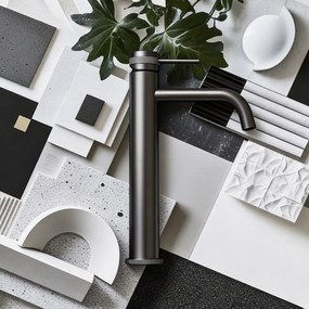 Rea Lungo Grip, vysoká umývadlová batéria h-280, grafitová, REA-B8779