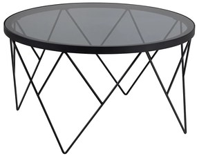 Konferenční stolek Halstow 80 cm černý